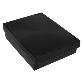 RS PRO Black ABS Enclosure 52.6 mm x 197.7 mm x 144.6 mm IP65 IK07 186-2249