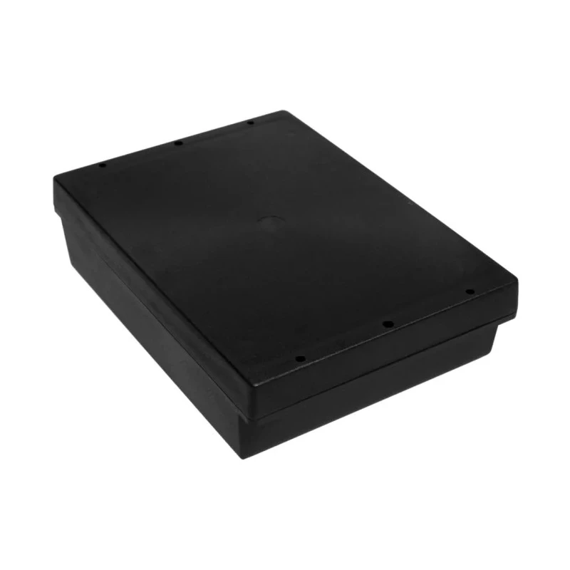 RS PRO Black ABS Enclosure 52.6 mm x 197.7 mm x 144.6 mm IP65 IK07 186-2249