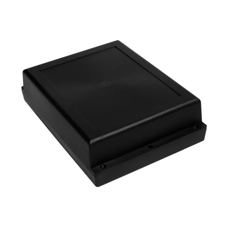 RS PRO Black ABS Enclosure 52.6 mm x 197.7 mm x 144.6 mm IP65 IK07 186-2249