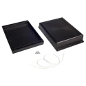 RS PRO Black ABS Enclosure 52.6 mm x 197.7 mm x 144.6 mm IP65 IK07 186-2249