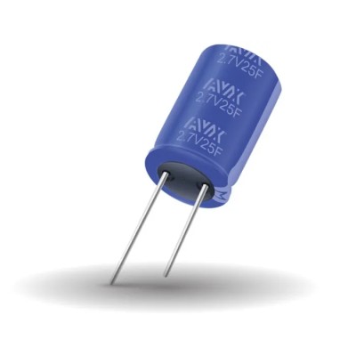 KYOCERA AVX 50F 2.7V dc Through Hole Supercapacitor SCCV40B506SRB