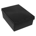 RS PRO Black Black Lid ABS General Purpose Enclosure IP65 IK07 72.3 mm x 198.1 mm x 144.7 mm 186-2250