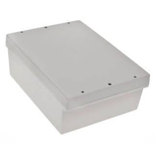 RS PRO Grey Lid ABS Hermetically Sealed Enclosure IP65 IK07 72.3 mm x 198.1 mm x 144.7 mm 186-2252