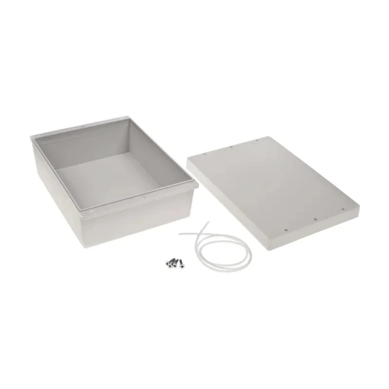 RS PRO Grey Lid ABS Hermetically Sealed Enclosure IP65 IK07 72.3 mm x 198.1 mm x 144.7 mm 186-2252