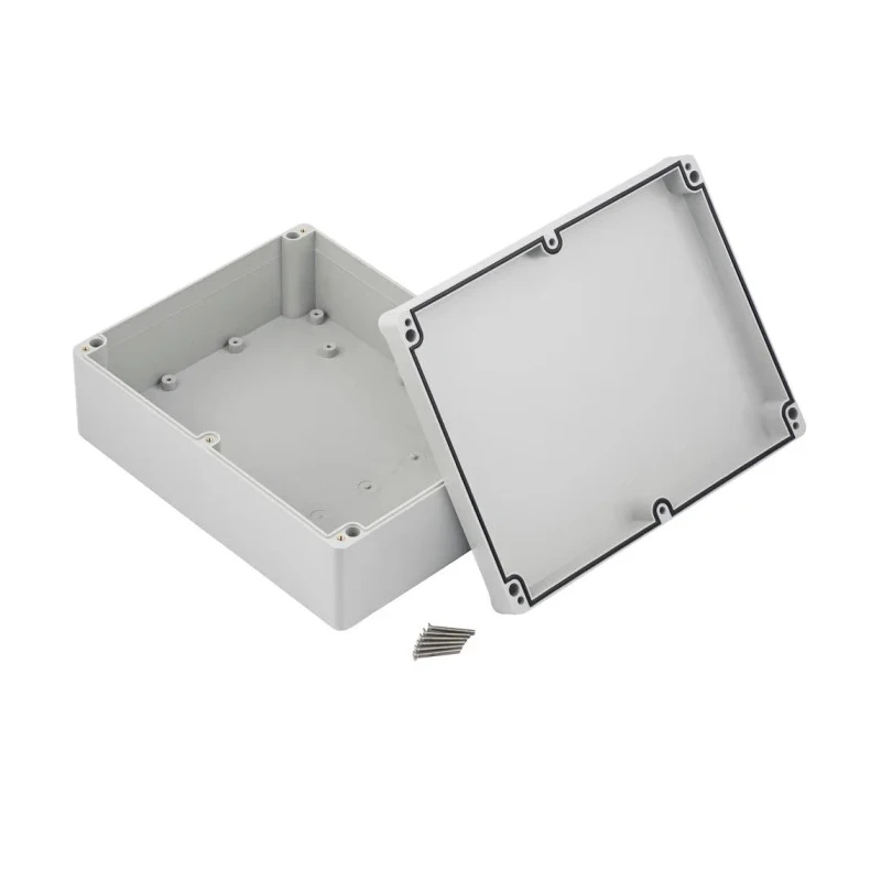 RS PRO Grey Lid ABS Hermetically Sealed Electrical Enclosure IP67 IK09 81.3 mm x 225 mm x 174.8 mm 186-2264
