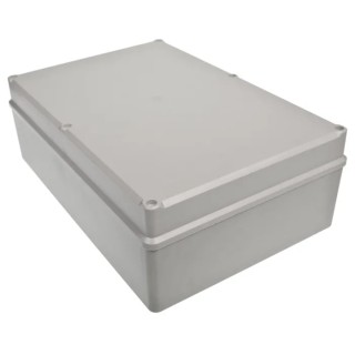 RS PRO Grey Lid ABS Hermetically Sealed Electronic Enclosure IP65 IK09 96.7 mm x 283 mm x 193.2 mm 186-2265