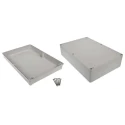 RS PRO Grey Lid ABS Hermetically Sealed Electronic Enclosure IP65 IK09 96.7 mm x 283 mm x 193.2 mm 186-2265