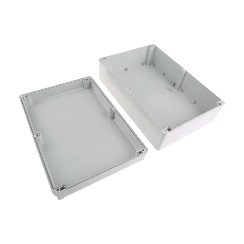 RS PRO Grey Lid ABS Hermetically Sealed Electronic Enclosure IP65 IK09 96.7 mm x 283 mm x 193.2 mm 186-2265