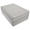 RS PRO Grey ABS Enclosure with Grey Lid, IP67 Waterproof, IK09 Impact Resistant, 96.7 mm x 283 mm x 193.2 mm 186-2266