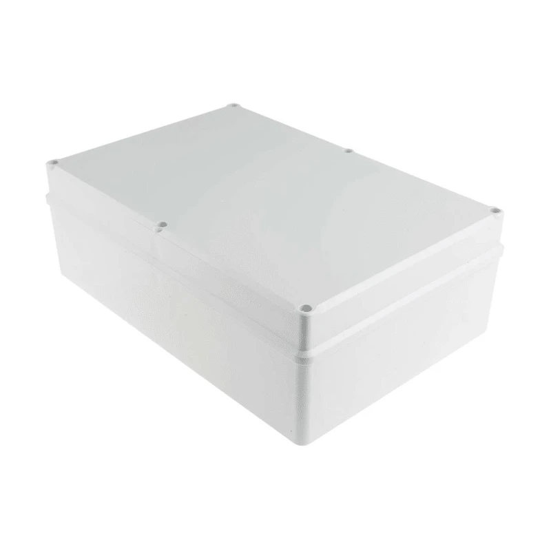 RS PRO Grey Lid ABS Hermetically Sealed Electronic Enclosure IP65 IK09 96.7 mm x 283 mm x 193.2 mm 186-2265