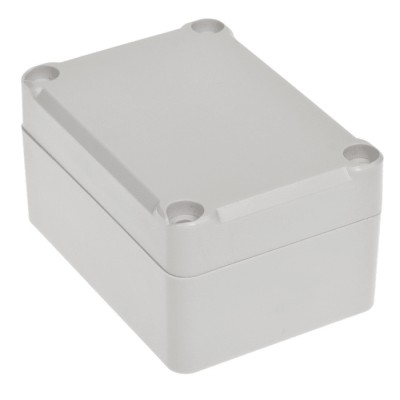 RS PRO Grey Lid ABS Hermetically Sealed Enclosure IP67 IK09 36.8 mm x 70 mm x 50 mm 186-2268