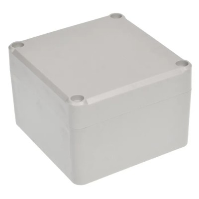 RS PRO Grey Grey Lid ABS Hermetically Sealed Electronic Enclosure IP67 IK09 55mm x 82mm x 80mm 186-2270
