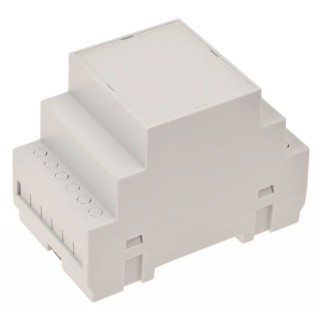 RS PRO Modular ABS DIN Rail Enclosure Enclosure Type with Dimensions 65 mm Height, 52.5 mm Length, 90 mm Width 186-2294