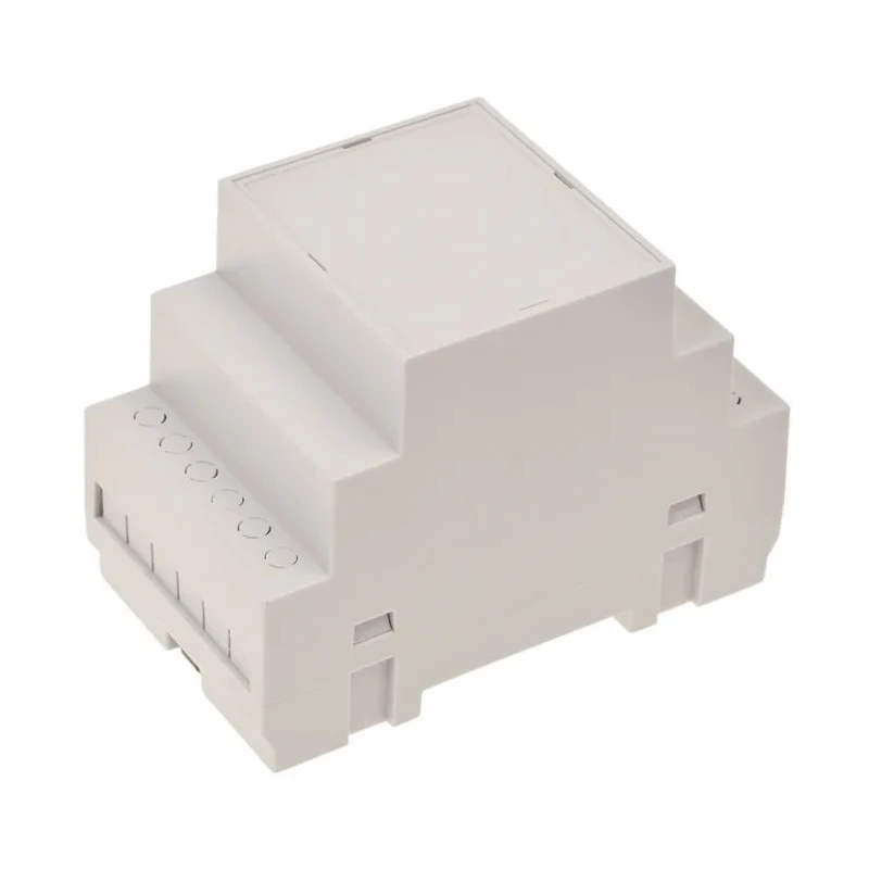 RS PRO Modular ABS DIN Rail Enclosure Enclosure Type with Dimensions 65 mm Height, 52.5 mm Length, 90 mm Width 186-2294