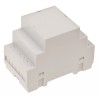 RS PRO Modular ABS DIN Rail Enclosure Enclosure Type with Dimensions 65 mm Height, 52.5 mm Length, 90 mm Width 186-2294