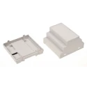 RS PRO Modular ABS DIN Rail Enclosure Type 65.4mm Height 87.5mm Length 90mm Width 186-2296
