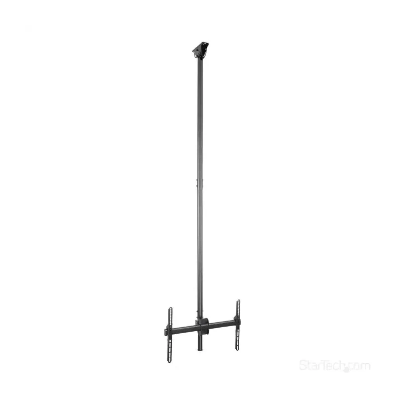 StarTech.com Floor to Ceiling Monitor Mount Black VESA 200x200 to 600x400 mm 3.2m Height FPCEILPTBLP