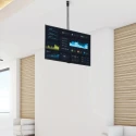 StarTech.com Floor to Ceiling Monitor Mount Black VESA 200x200 to 600x400 mm 3.2m Height FPCEILPTBLP