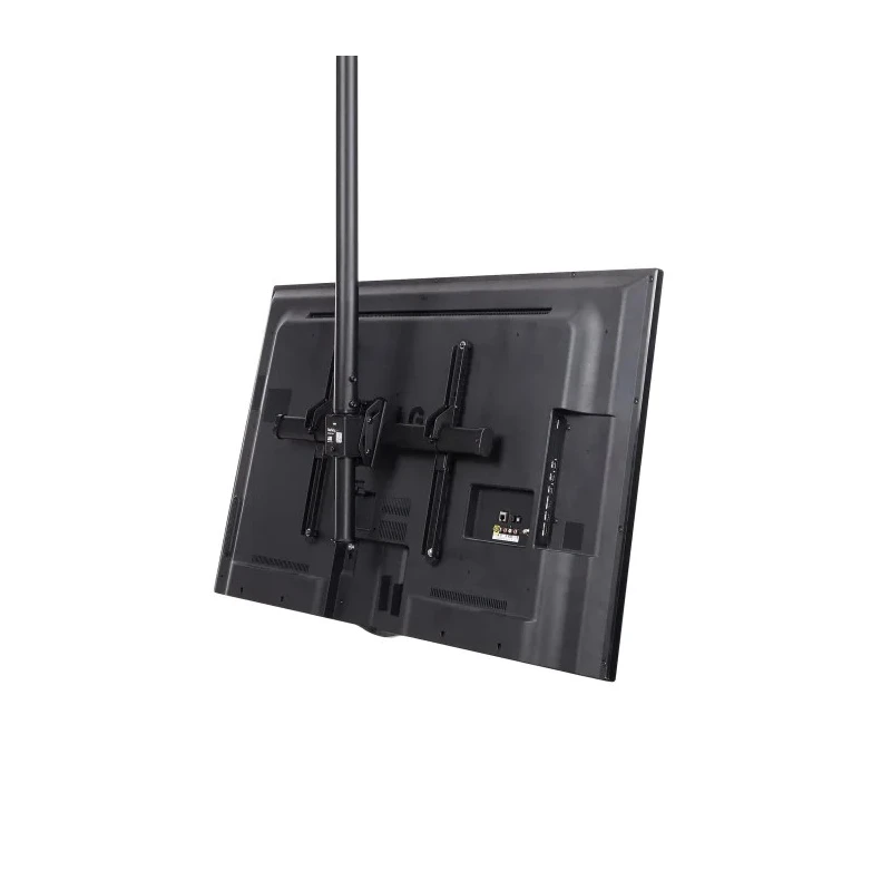 StarTech.com Floor to Ceiling Monitor Mount Black VESA 200x200 to 600x400 mm 3.2m Height FPCEILPTBLP