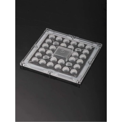 Ledil STRADELLA Series 1-Way LED Lens 90° Wide Angle Beam Polymethyl Methacrylate 100mm Diameter CS16324_STRADELLA-IP-28-HB-W