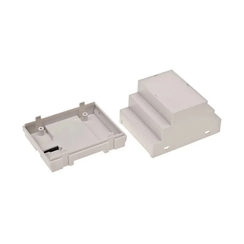RS PRO Modular Enclosure ABS DIN Rail Enclosure 70 mm Length 90 mm Width 65.1 mm Height 186-2295
