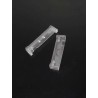 Ledil Linnea Series Rectangular Clear Polycarbonate Switch Cap 40mm x 6.02mm x 9.5mm F15856_LINNEA-END-MS