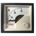 RS PRO Analogue Panel Ammeter 30 A AC, 45 mm x 45 mm, 1 % Accuracy Moving Iron 186-2415