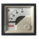 RS PRO Analogue Panel Ammeter 40 A AC, 1% Accuracy, Moving Iron, 45 mm x 45 mm RS-PRO-186-2416