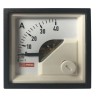 RS PRO Analogue Panel Ammeter 40 A AC, 1% Accuracy, Moving Iron, 45 mm x 45 mm RS-PRO-186-2416