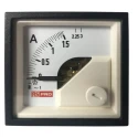 RS PRO Analogue Panel Ammeter 3 A AC, 45 mm x 45 mm, 1% Accuracy Moving Iron 186-2417