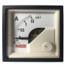 RS PRO Analogue Panel Ammeter 3 A AC, 45 mm x 45 mm, 1% Accuracy Moving Iron 186-2417