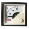 RS PRO Analogue AC Voltmeter Panel Meter Knife-Edge Pointer 45 mm x 45 mm 186-2431