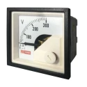 RS PRO Analogue AC Voltmeter Panel Meter Knife-Edge Pointer 45 mm x 45 mm 186-2431
