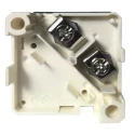RS PRO Analogue Panel Ammeter 40 A AC, 45 mm x 45 mm, 1 % Moving Iron 186-2424
