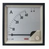 RS PRO Analogue Panel Ammeter AC 80 A, 92 mm x 92 mm, 1% Accuracy Moving Iron 186-2469