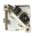 RS PRO Analogue DC Voltmeter 45 mm x 45 mm Panel Mount 15mV to 600V Nominal Range 1% Accuracy 186-2477