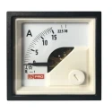 RS PRO Analogue Panel Ammeter 30 A AC, 45 mm x 45 mm, 1 % Moving Iron 186-2423