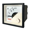 RS PRO Analogue Panel Ammeter 30 A AC, 45 mm x 45 mm, 1 % Moving Iron 186-2423