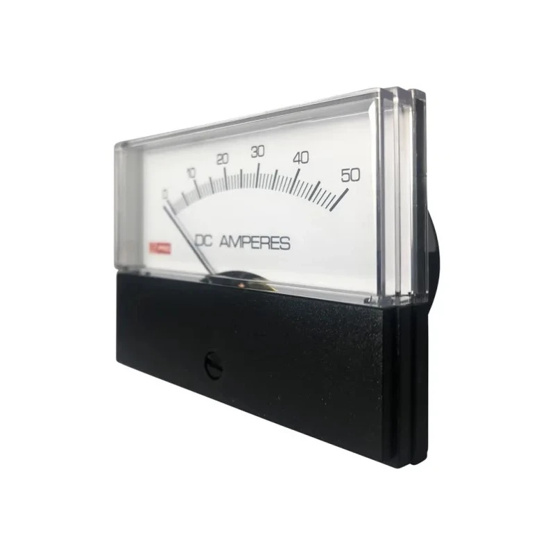 HOBUT RS PRO DC Analogue Panel Ammeter, 76 mm x 74 mm, ±1.5 % Accuracy, High Torque Pivot and Jewel Moving Coil and 186-2530