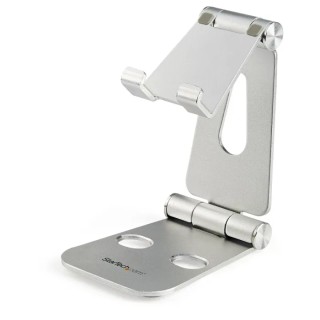 StarTech.com Phone and Tablet Stand Aluminium Multi Angle Tilt Support for Tablet Smartphone USPTLSTND