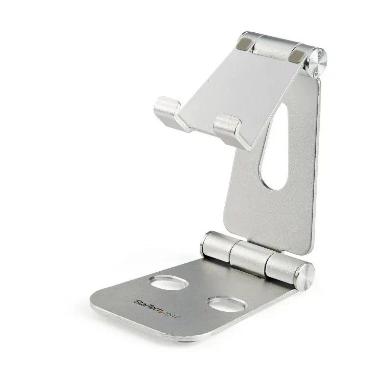 StarTech.com Phone and Tablet Stand Aluminium Multi Angle Tilt Support for Tablet Smartphone USPTLSTND
