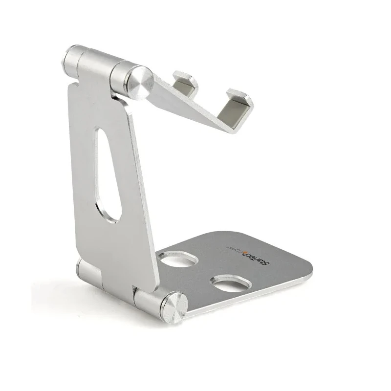 StarTech.com Phone and Tablet Stand Aluminium Multi Angle Tilt Support for Tablet Smartphone USPTLSTND