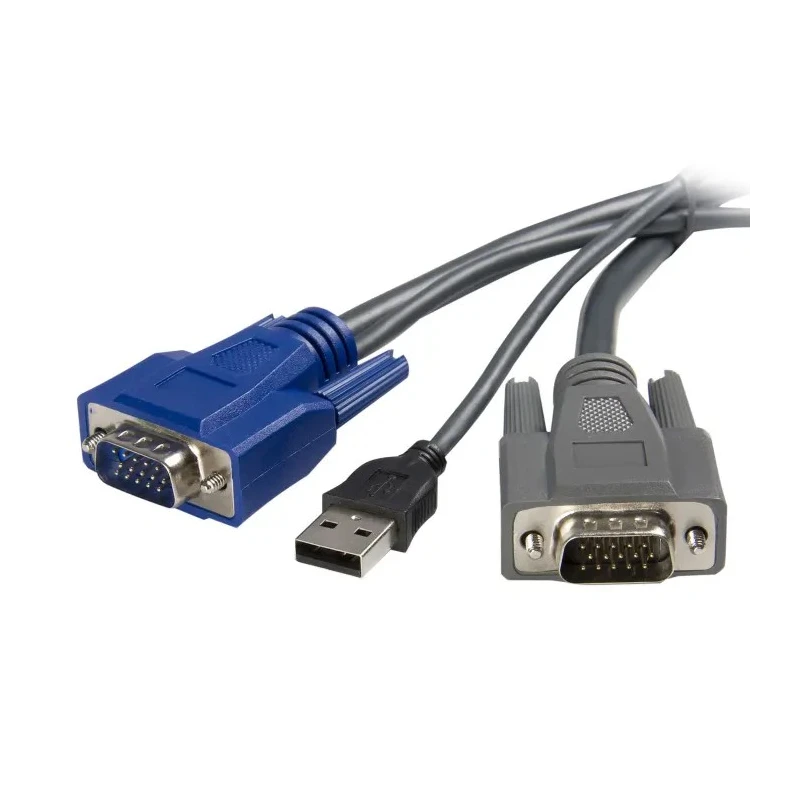 StarTech.com Male VGA to Male USB Type A KVM Cable 1.8m Length SVUSBVGA6