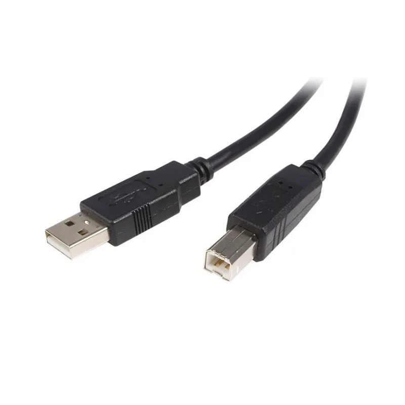 StarTech.com USB 2.0 Male USB 2.0 Type A to Male USB B Cable Black Jacket 1 m USB2HAB1M