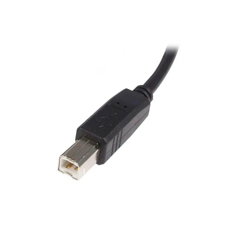 StarTech.com USB 2.0 Male USB 2.0 Type A to Male USB B Cable Black Jacket 1 m USB2HAB1M