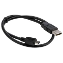 StarTech.com USB 2.0 Male USB 2.0 Type A to Male Mini USB Type B Cable Black 500mm USB2HABM50CM