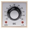 Tempatron FBD Series DIN Rail, Panel Mount Timer Relay, 2-Contact 110V AC, 0.5 to 20 s Time Range FBDE20SLP110VAC