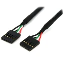 StarTech.com USB Cable 5 Way Female IDC to 5 Way Female 5-Pin IDC, 457.2 mm USBINT5PIN