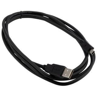 StarTech.com USB 2.0 Male USB 2.0 Type A to Male Mini USB Type B Cable, Black, 2m USB2HABM2M