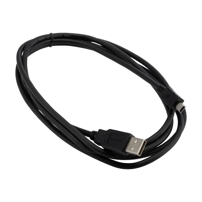 StarTech.com USB 2.0 Male USB 2.0 Type A to Male Mini USB Type B Cable, Black, 2m USB2HABM2M